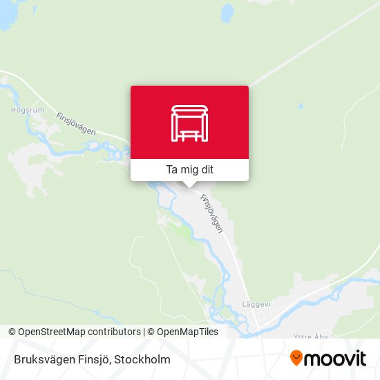 Bruksvägen Finsjö karta