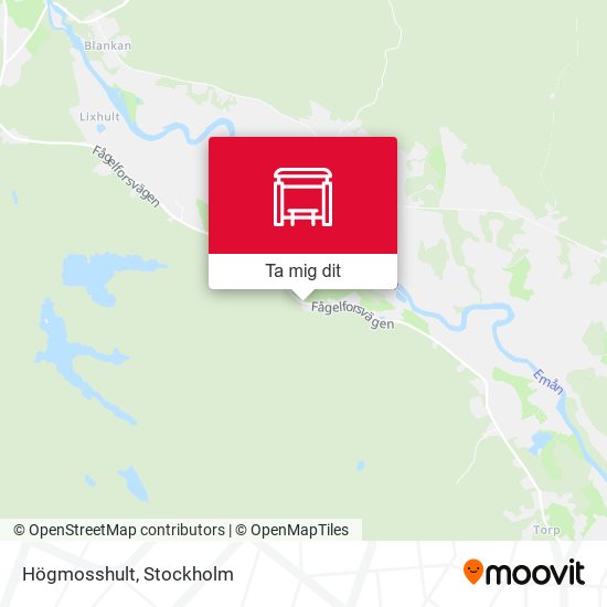 Högmosshult karta