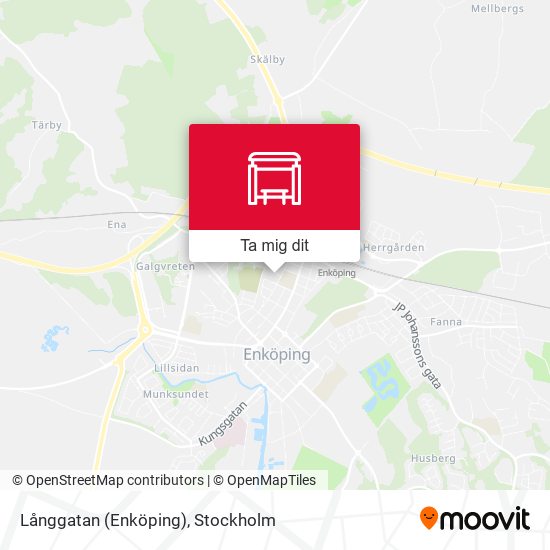 Långgatan (Enköping) karta