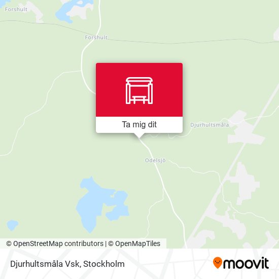 Djurhultsmåla Vsk karta