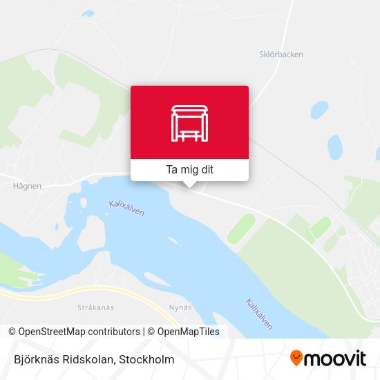 Björknäs Ridskolan karta