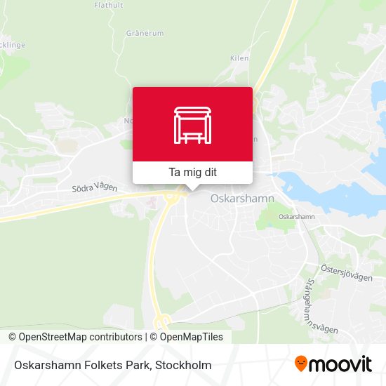 Oskarshamn Folkets Park karta