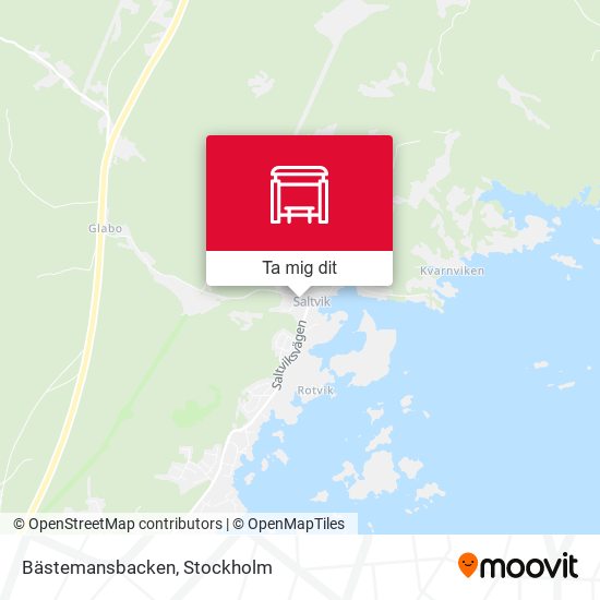 Bästemansbacken karta