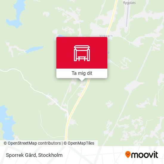 Sporrek Gård karta