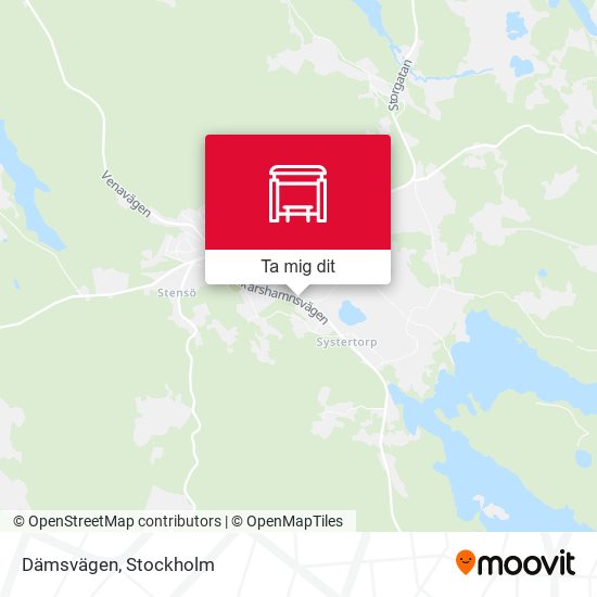 Dämsvägen karta
