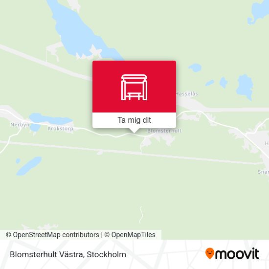 Blomsterhult Västra karta