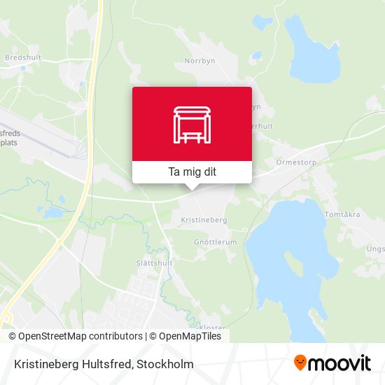 Kristineberg Hultsfred karta