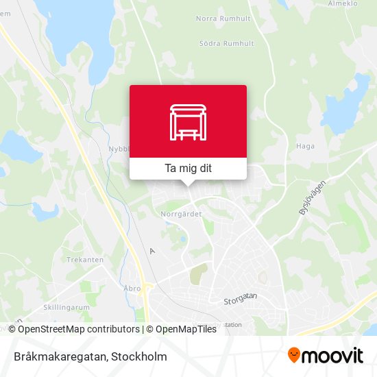 Bråkmakaregatan karta