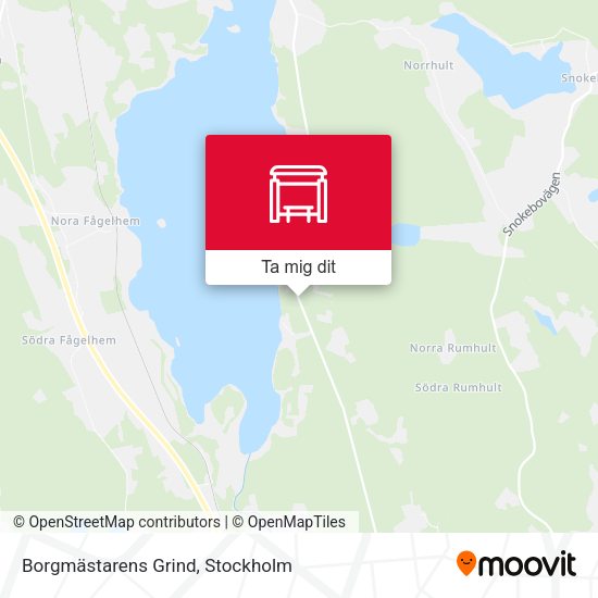 Borgmästarens Grind karta