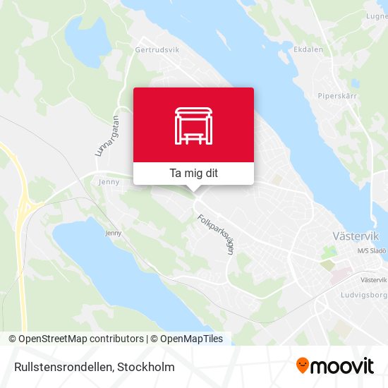 Rullstensrondellen karta