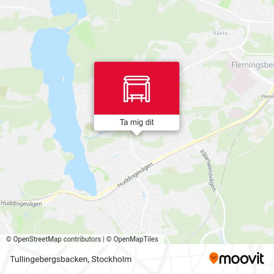 Tullingebergsbacken karta