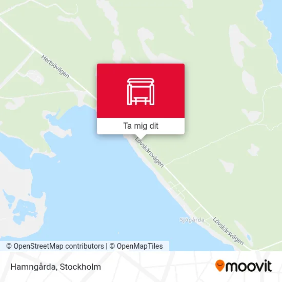 Hamngårda karta