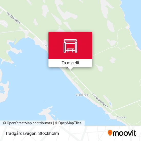 Trädgårdsvägen karta