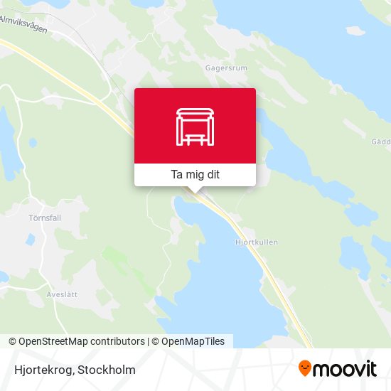 Hjortekrog karta