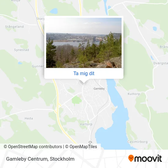 Gamleby Centrum karta