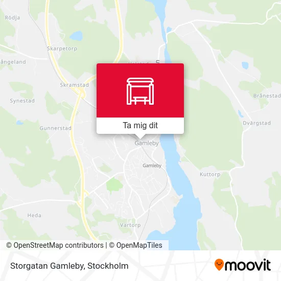 Storgatan Gamleby karta