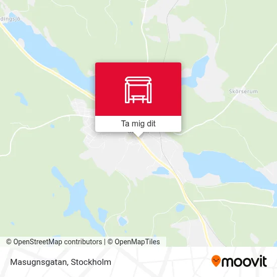 Masugnsgatan karta