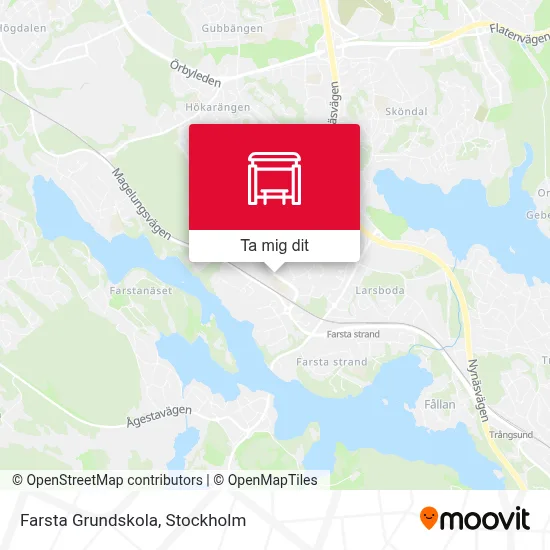 Farsta Grundskola karta