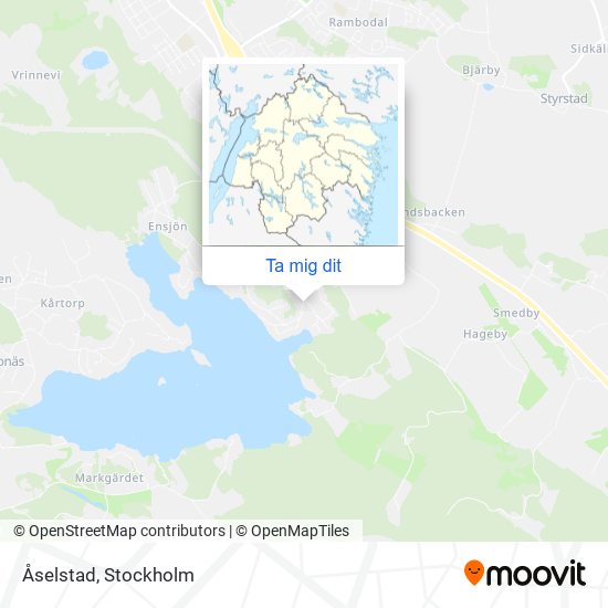 Åselstad karta