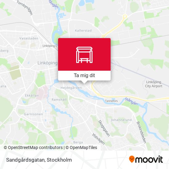 Sandgårdsgatan karta
