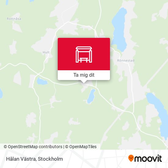 Hålan Västra karta