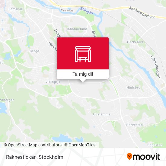 Räknestickan karta