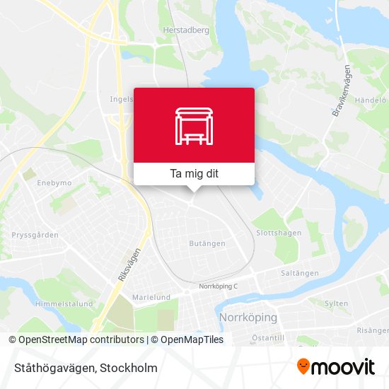 Ståthögavägen karta