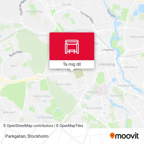 Parkgatan karta