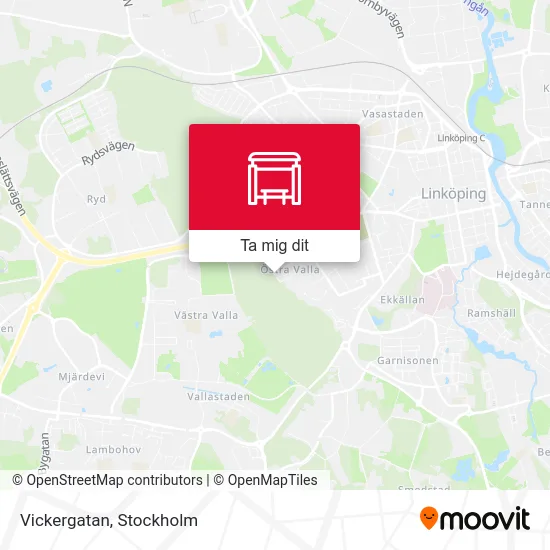 Vickergatan karta