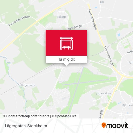 Lägergatan karta