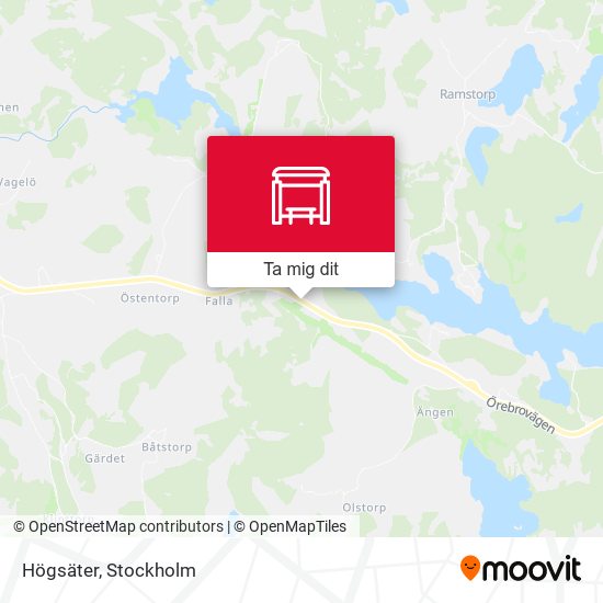 Högsäter karta