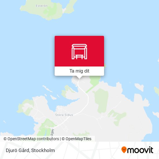 Djurö Gård karta