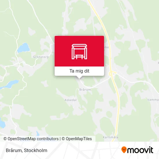 Brårum karta