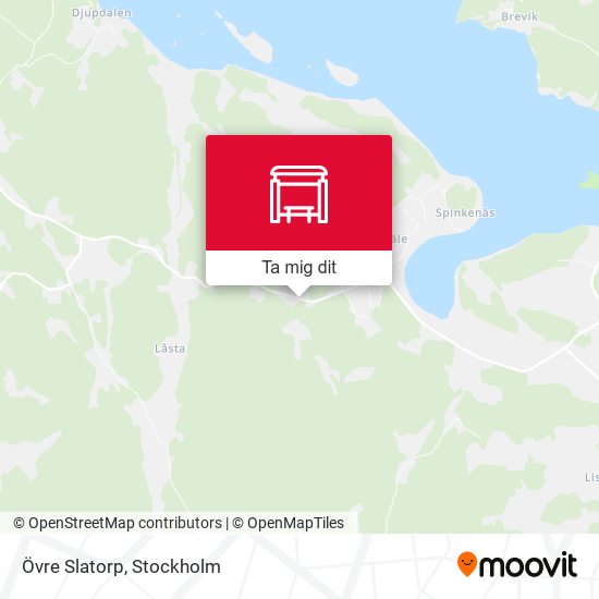 Övre Slatorp karta