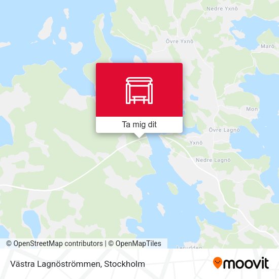 Västra Lagnöströmmen karta