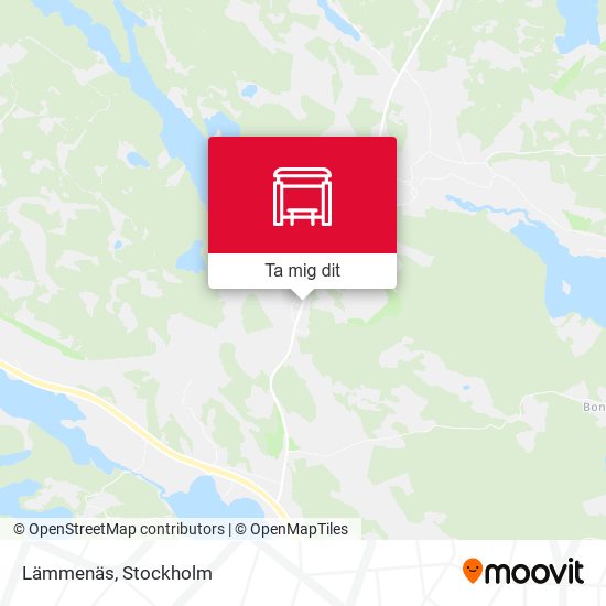 Lämmenäs karta