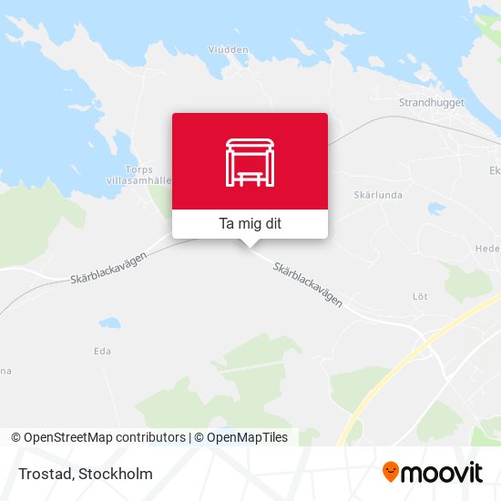 Trostad karta