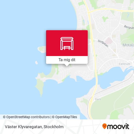 Väster Klyvaregatan karta