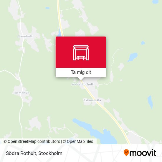 Södra Rothult karta