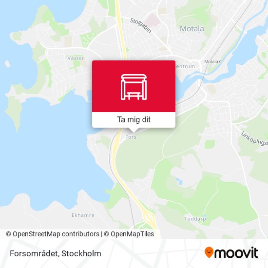 Forsområdet karta