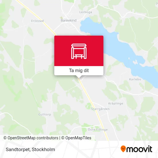 Sandtorpet karta
