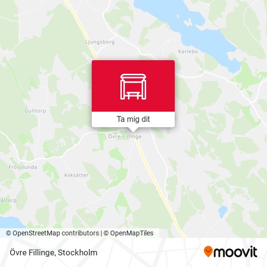 Övre Fillinge karta