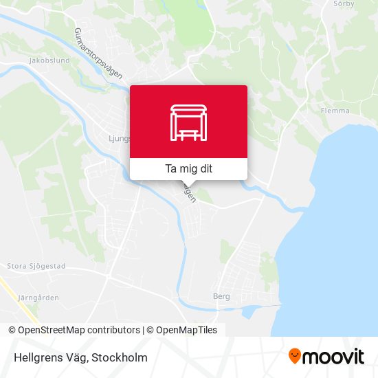 Hellgrens Väg karta