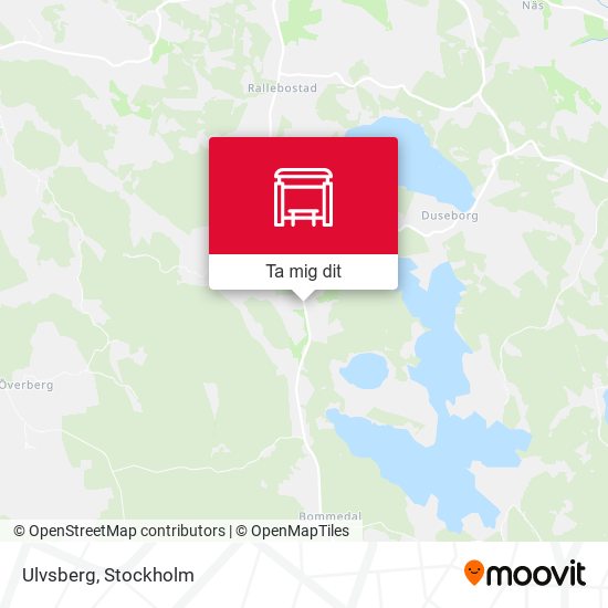 Ulvsberg karta