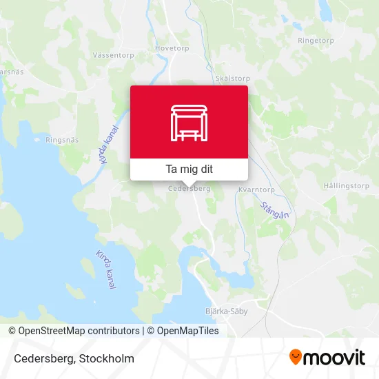 Cedersberg karta