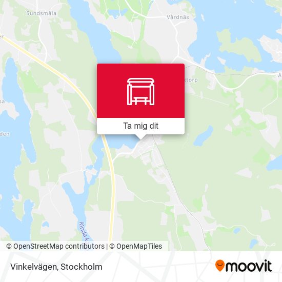 Vinkelvägen karta