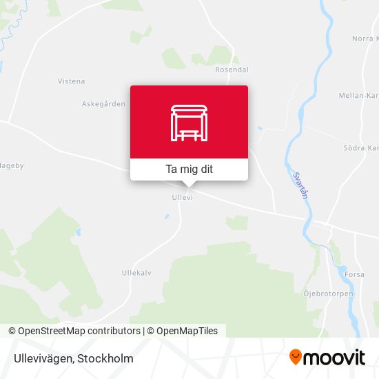 Ullevivägen karta