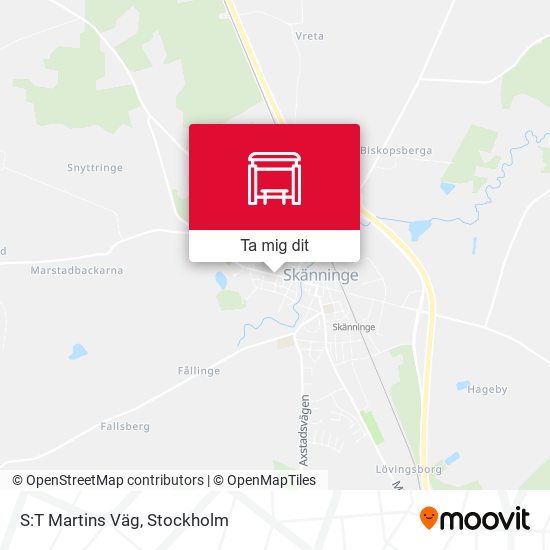 S:T Martins Väg karta