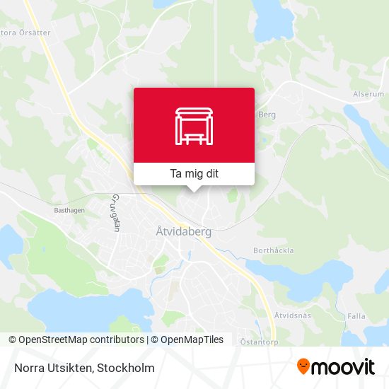 Norra Utsikten karta