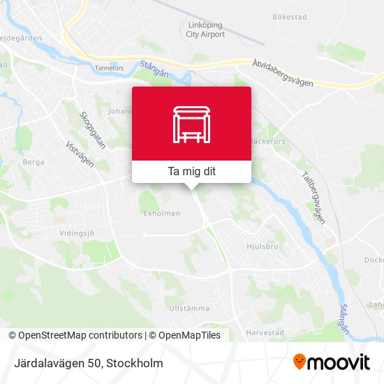 Järdalavägen 50 karta